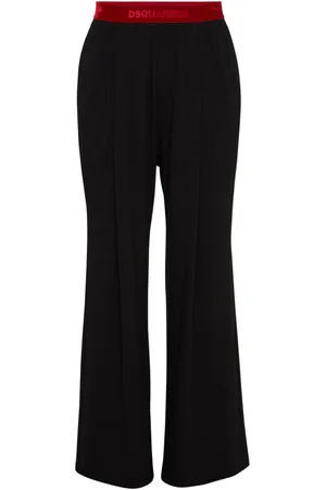 Dsquared2 Pantaloni svasati con banda logo