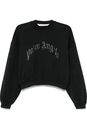 Palm Angels Felpa con logo curvo