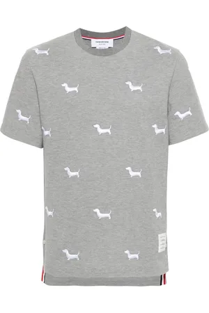 Thom Browne T-shirt con ricamo