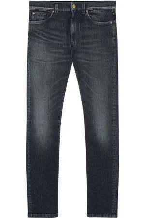 VERSACE Jeans slim con ricamo Medusa