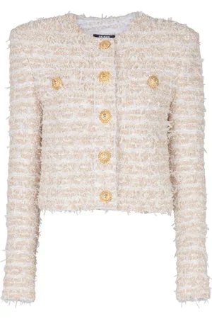 Balmain Giacca crop