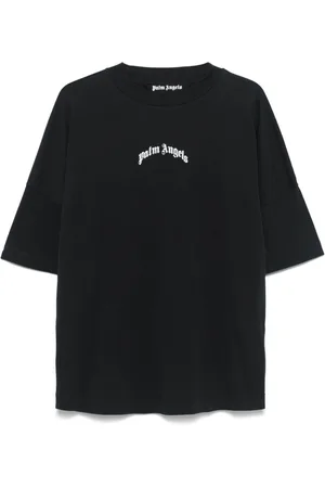 Palm Angels T-shirt con logo curvo
