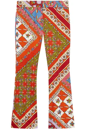 Puccini Pantaloni svasati con stampa