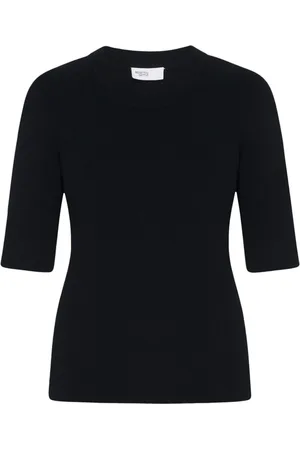 ROSETTA GETTY T-shirt a coste con maniche corte