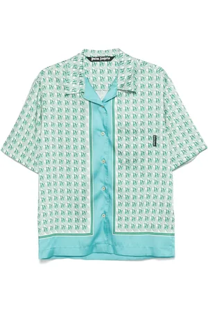 Palm Angels Camicia con stampa monogramma