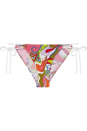 Puccini Slip bikini con stampa Orchidee