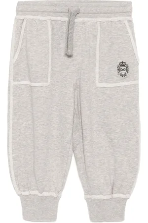 Dolce & Gabbana Pantaloni sportivi con ricamo