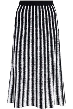 Diane von Furstenberg Gonna midi a righe