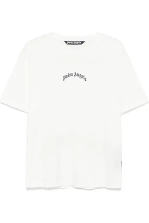 Palm Angels T-shirt con logo curvo