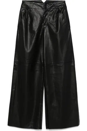 DKNY Pantaloni a gamba ampia in pelle cruelty-free