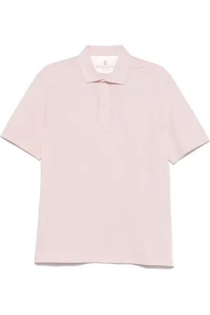Brunello Cucinelli Polo con ricamo logo