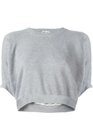 Comme des Garçons Square grey cropped sweatshirt