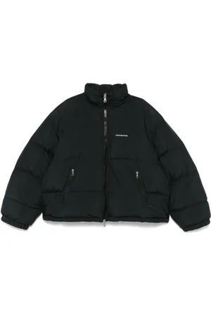 Cole Buxton Piumino crop con logo