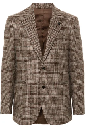 LARDINI Blazer con spilla