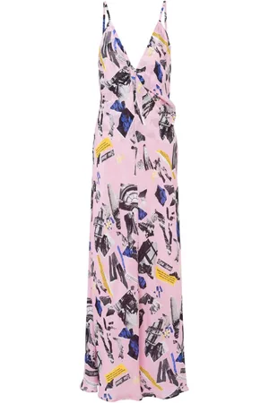 Moschino Abito lungo con stampa