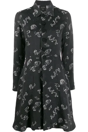 Jean Paul Gaultier Chemisier con effetto jacquard 1994