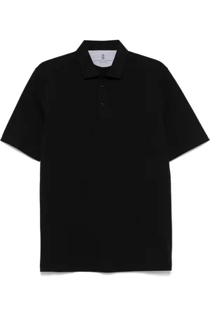 Brunello Cucinelli Polo con ricamo logo