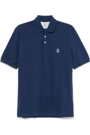 Brunello Cucinelli Polo con stampa