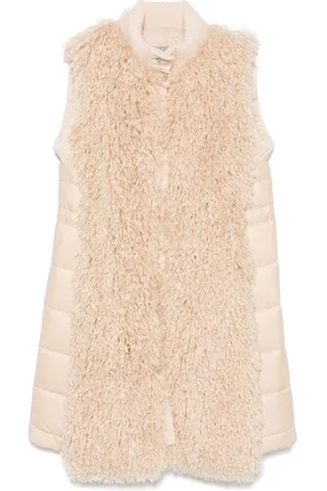 D.EXTERIOR Gilet con collo in shearling
