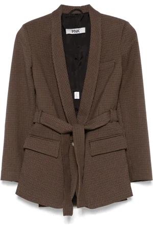 PNK Blazer con motivo pied-de-poule