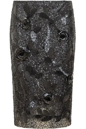 Des Phemmes Gonna midi con paillettes