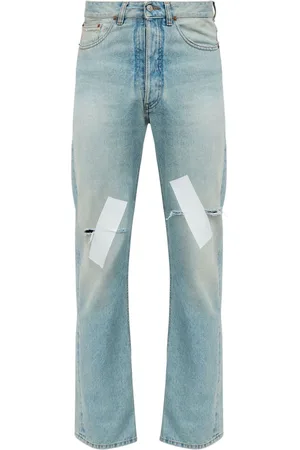Maison Margiela Jeans dritti con effetto vissuto