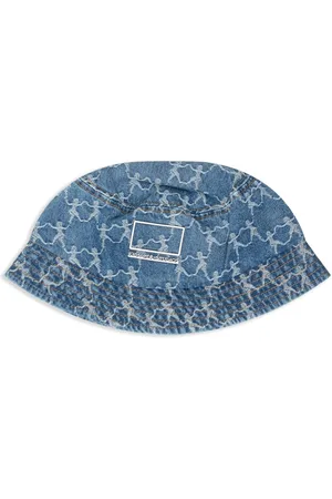 KIDSUPER STUDIOS Cappello denim con effetto jacquard