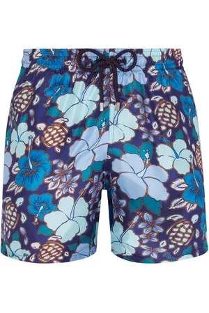 Vilebrequin Costume da bagno con stampa Tropical Turtles