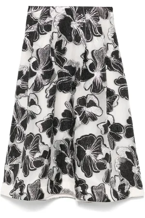 STINE GOYA Gonna midi Anemone jacquard