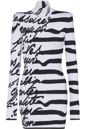 Balmain Abito corto con logo