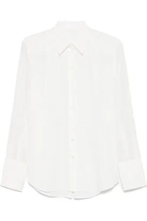 Helmut Lang Camicia con dettagli in pizzo
