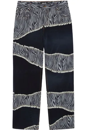 Ahluwalia Jeans Rework a vita bassa