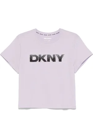 DKNY T-shirt con strass