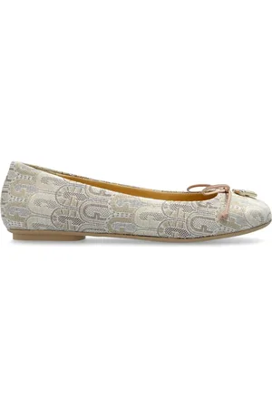 Furla Ballerine con logo jacquard