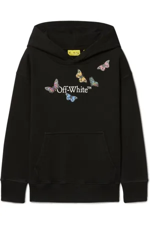 OFF-WHITE Felpa Bookish Butterfly con cappuccio