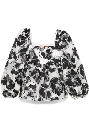 STINE GOYA Top Anemone con scollo quadrato