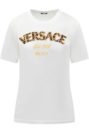 VERSACE T-shirt con ricamo