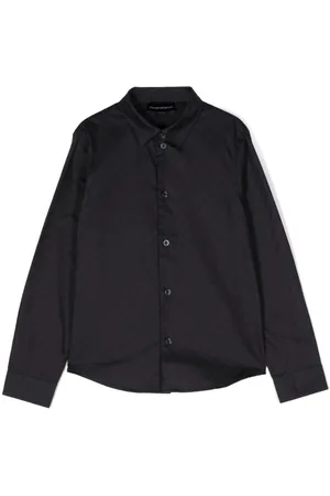 Emporio Armani Camicia con logo jacquard