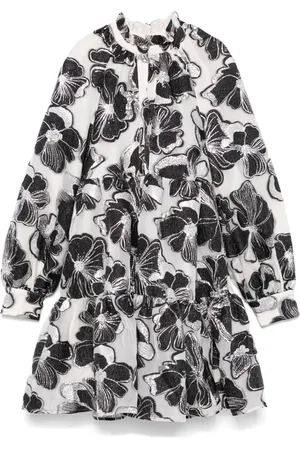 STINE GOYA Abito corto Anemone jacquard