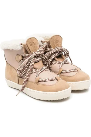 PèPè Stivaletti con fodera in shearling
