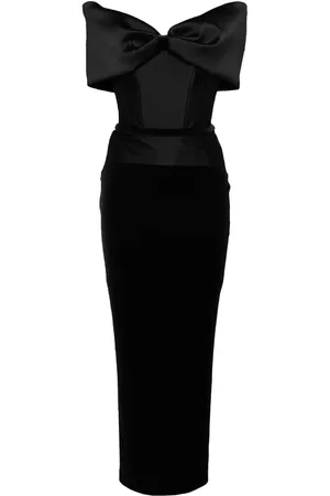 Cristallini Abito midi con inserti