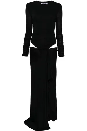The Attico Abito lungo con dettaglio cut-out