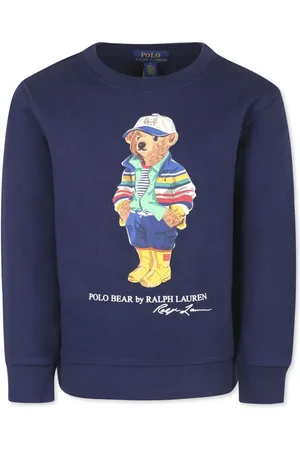 Ralph Lauren Felpa con stampa Polo Bear