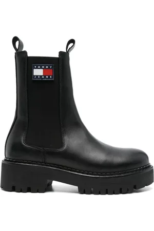Tommy Hilfiger Stivali Chelsea con logo 45mm