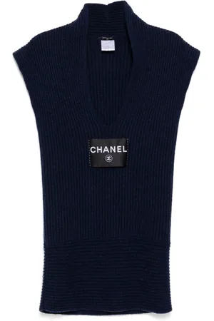 CHANEL Abito smanicato con logo 2008