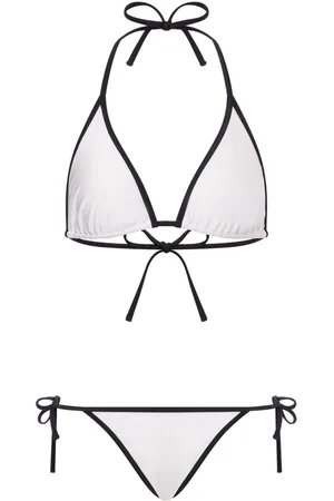 Serafini Set bikini con bordo a contrasto