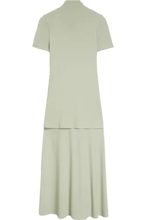 Jil Sander Abito midi a collo alto