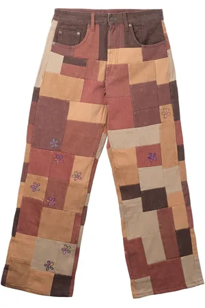 Glass Cypress Jeans con design patchwork
