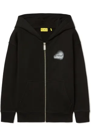 OFF-WHITE Felpa Arrow Spray con cappuccio