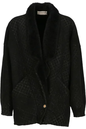 A.N.G.E.L.O. Vintage Cult Cappotto in pelle scamosciata anni 